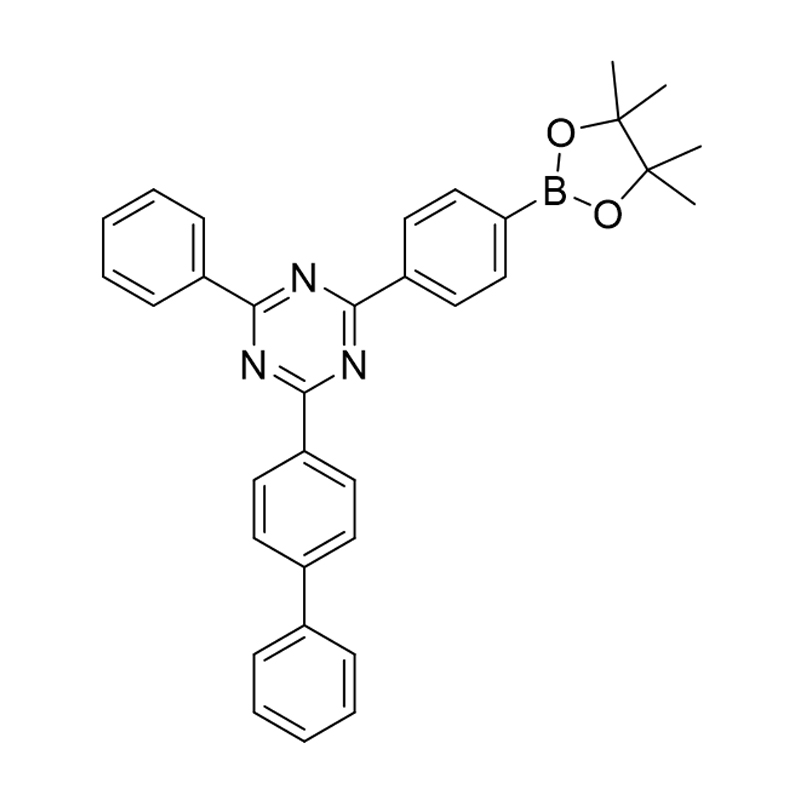 2-([1,1'-bifenil]-4-il)-4-fenil-6-(4-(4,4,5,5-tetrametil-1,3,2-dioxaborolan-2-il)fenil )-1,3,5-triazin