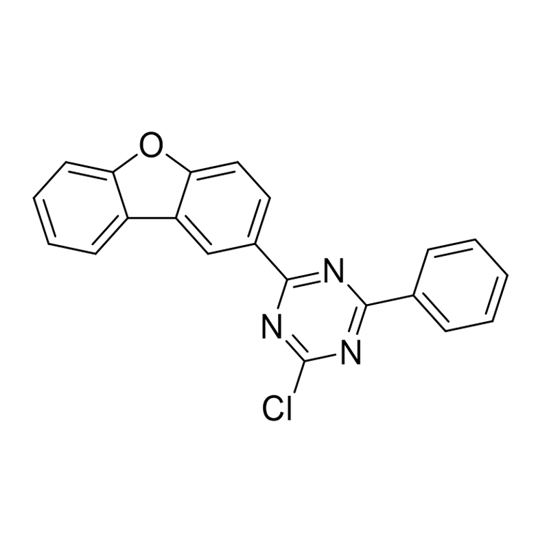 2-Kloro-4-(dibenzo[b,d]furan-2-il)-6-fenil-1,3,5-triazin